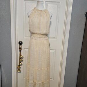 Beautiful Max Studio Cream Sleeveless Dress Size XL